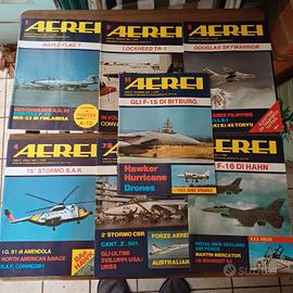 Rivista aeronautica AEREI anno 1983 sette numeri
