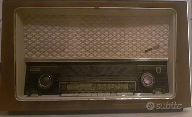 Radio a valvole Philips 1002 funzionante
