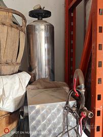 Pompa per filtraggio vino a calza 