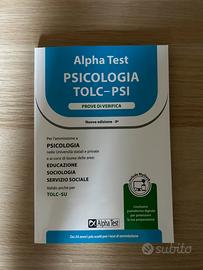 Libro Alpha test prove di verifica psicologia