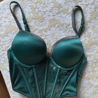 corsetto verde Victoria’s Secret