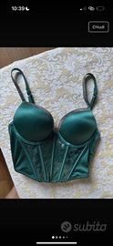 corsetto verde Victoria’s Secret