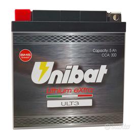 BATTERIA MOTO LITIO UNIBAT ULT3