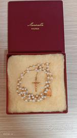 Pregiato Rosario in oro e perle