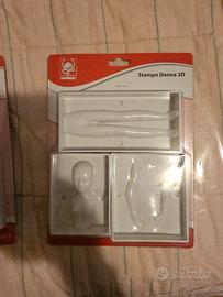 Stampo 3D donna per pasta di zucchero 