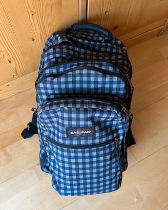 Zaino Eastpak blu scuro a quadretti