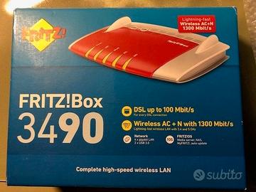 Fritz!Box 3490 NUOVO inutilizzato