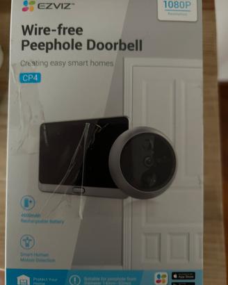 Ezviz - Wire-free Peephole Doorbell CP4