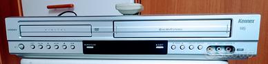 VIDEOREGISTRATORE VHS + DVD