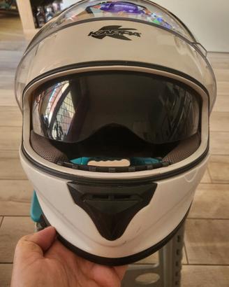 Casco moto o scooter Unisex misura M  58 Inte