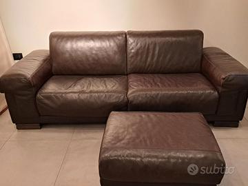 Divano in pelle Natuzzi Metropole