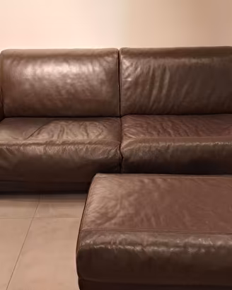 Divano in pelle Natuzzi Metropole