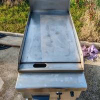 griglia inox 70x40cm fry top