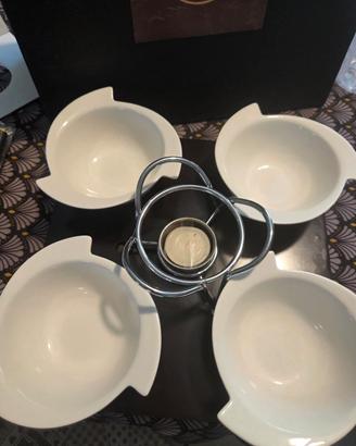 set fonduta cioccolato 
