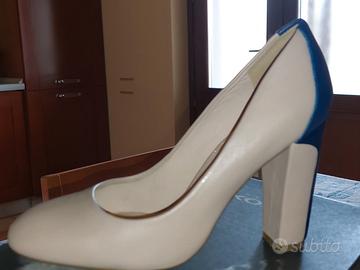 Scarpe Geox con tacco in pelle