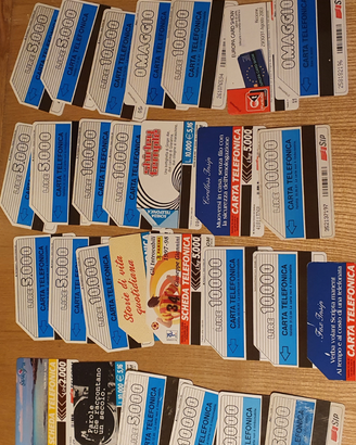 Carte telefoniche rare