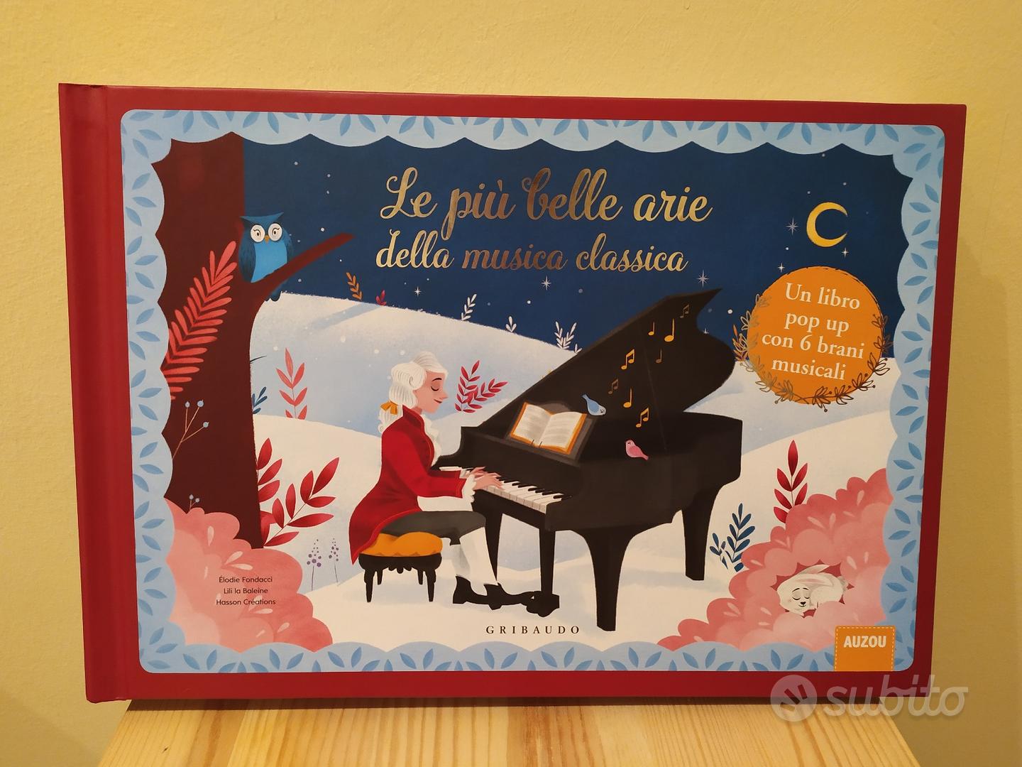 feed Electronic easy to handle Libro sonoro pop-up per bambini musica classica - Tutto per i bambini In  vendita a Roma