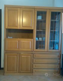 Vetrina in legno  rovere 