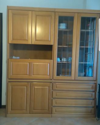 Vetrina in legno  rovere 