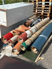 8 rotoli di linoleum