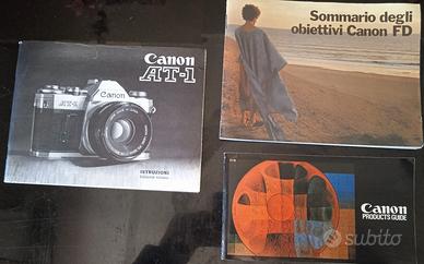 istruzioni + manuale canon macchina fotografica