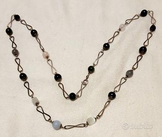 Collana Arg,800 e Pietre Dure Epoca