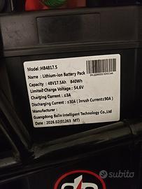 Batteria 48v nuova