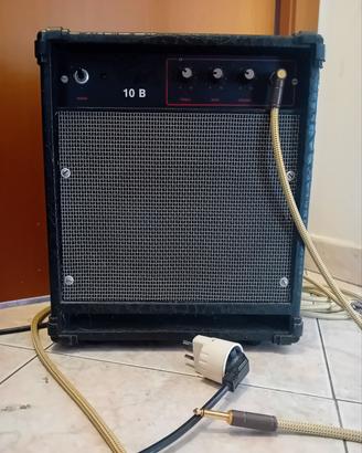 Amplificatore vintage con cavo fender di 4.5 metri