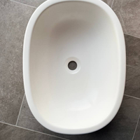 2 x Lavabo NIC Design Milk Bianco Matt - NUOVO