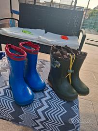 Stivaletti gomma numero 25