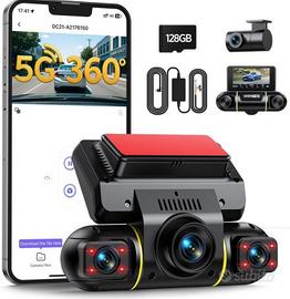 Dash Cam 360° 4CH 5G 128GB