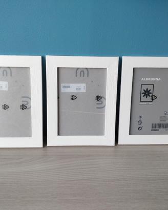 3 Cornici portafoto IKEA
