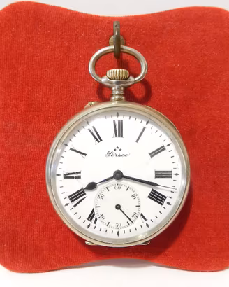 Antico orologio da tasca Perseo FS prima meta' 900