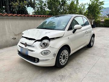 Fiat 500 1.2 Benzina - 2016 Incidentata