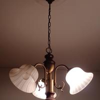 lampadario ottone