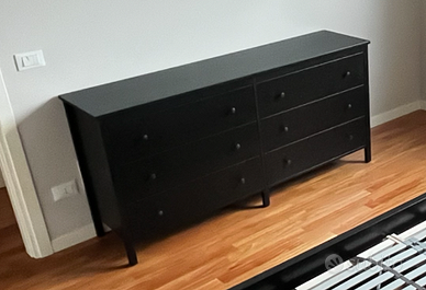 Cassettiera IKEA KOPPANG 6 cassetti nera