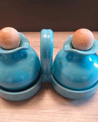 Set oliera acetiera ceramica