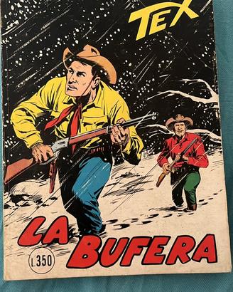 Fumetto TEX la bufera originale 1966 n75