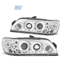 FARI PER PEUGEOT 306 97-01 ANGEL EYES FONDO CROMAT