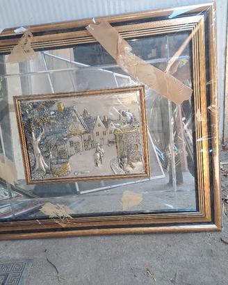 Quadro Vintage Chirico in argento 925