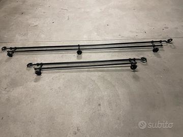 Bastoni doppi per tende