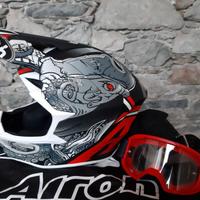 CASCO AIROH CON MASCHERA 