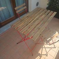 Tavolo da esterno Ikea + 4 sedie