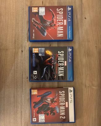 Trilogia Spider-Man PS4/PS5 - come nuovi