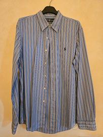 Camicia Polo Ralph Lauren Righe Gialle Blu Bianche