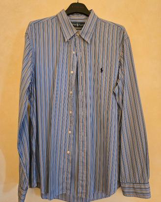 Camicia Polo Ralph Lauren Righe Gialle Blu Bianche