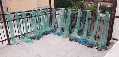 Reti da pesca con corda piombata - ultimi rezzagli