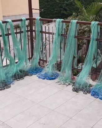 Reti da pesca con corda piombata - ultimi rezzagli