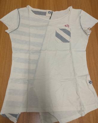 t shirt arrampicata E9  donna taglia M 100% cotone