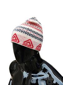 Cuffia Berretto Cap Wool Vintage 80's Winter Sport